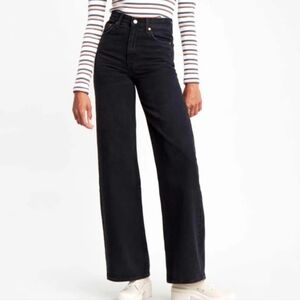 Levi's Black Flare & Wide Leg Jeans